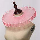 Pink / One Size / ruffle collar