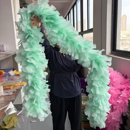 Fluffy Turkey Feather Performance Boa (2 Meters)