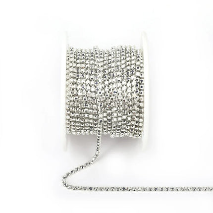 The Stardust Luminary Opal – Premium Opal & Porcelain Glass Rhinestone Cup Chain Trim
