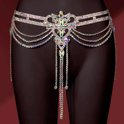Showgirl Rhinestone Waist Chain