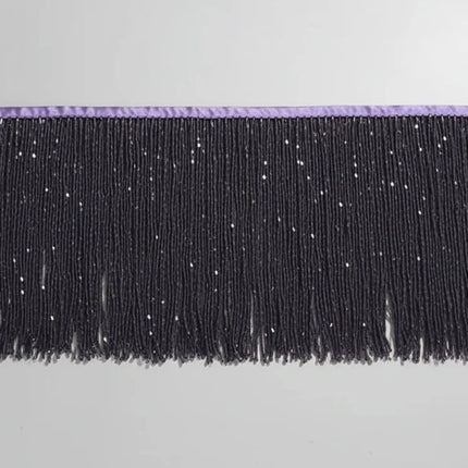 Long Glass Rhinestone Beaded Fringe Trim