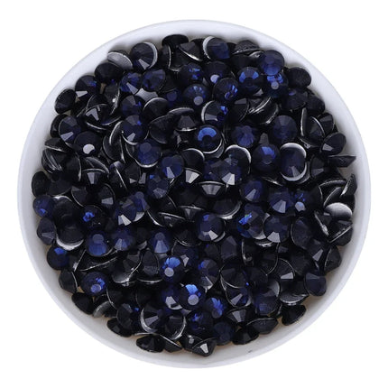 SS3-SS60 Blue Series Non-Hotfix High Quality Glass Flatback Rhinestones