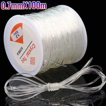 Strong Clear Elastic Stretch Jewelry Cord for Beading & Crafting