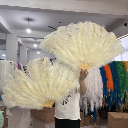 90CM Ostrich Feather Fans