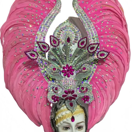 The Stardust Luminary – Premium Feathered Carnival & Samba Halo Headdress