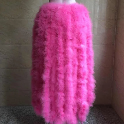 Long Feather Bustle Skirt Costume Accessory