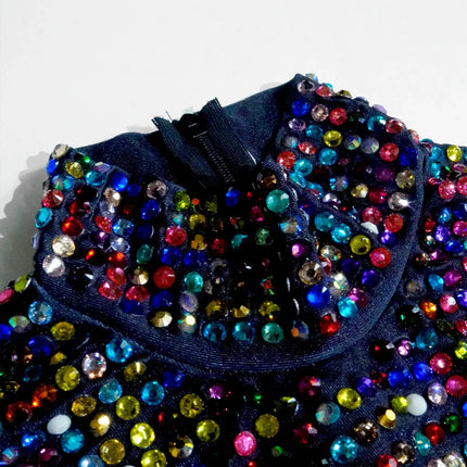 Sparkly Rhinestone Luxury Jumpsuit & Stage Performance Costume