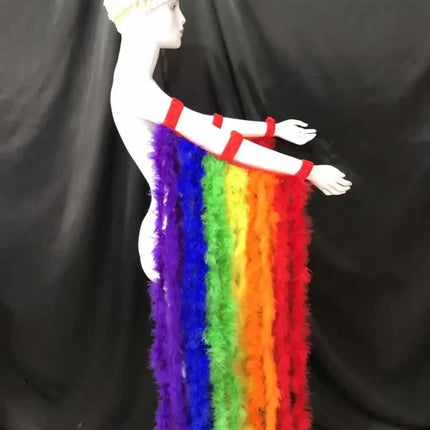 Long Feather Bustle Skirt Costume Accessory