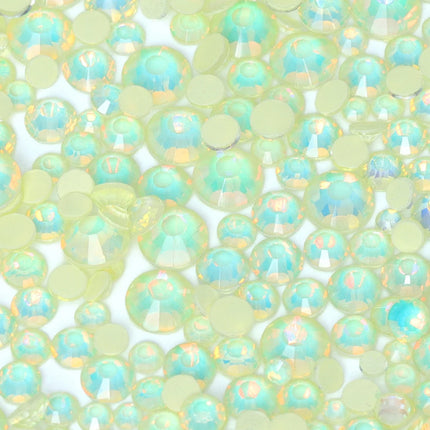 SS6-SS20 Mix Size Mocha Opal High Quality Flat-Back Glass Rhinestones