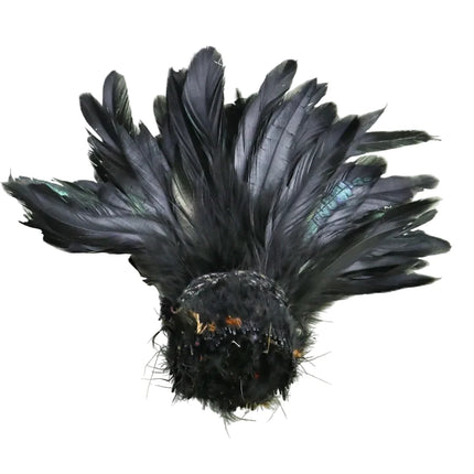 Natural Rooster Saddle Feather Strung Fringe (1 Roll)