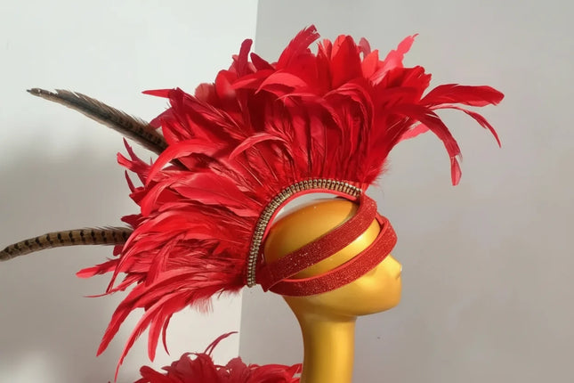 Mohawk Style Feather Headdress
