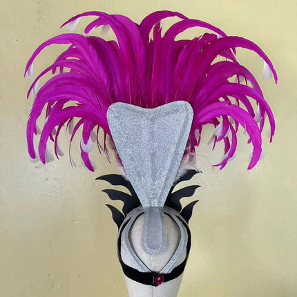 The Stardust Luminary Crown – Pink & Lavender Samba Carnival Headdress