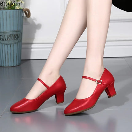 The Stardust Darling Mary Jane – Classic Block Heel Practice Shoe