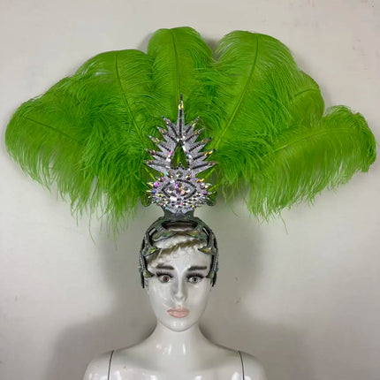The Stardust Dionysia – Carnival & Samba Feathered Masque Ball Crown