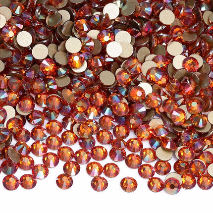 SS3-SS30 Gold Bottom Flat Back Glass High Quality Crystal Rhinestones
