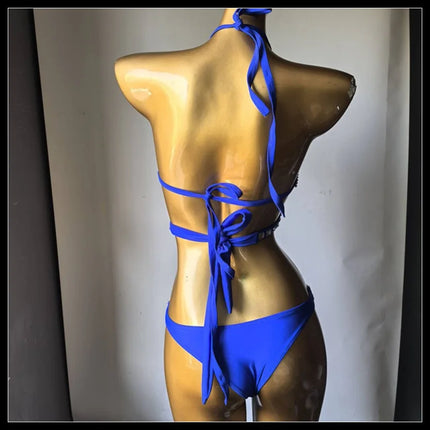Dazzling Beaded Chest Harness & Bikini Body Jewelry Set