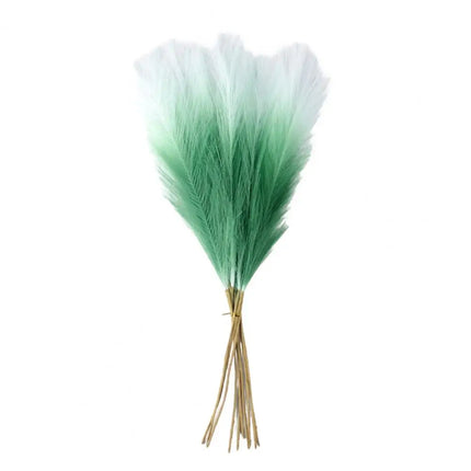 Deluxe Artificial Pampas Grass Fluffy Boho Floral Stem Set