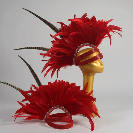 Mohawk Style Feather Headdress