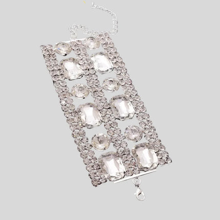 Glass Rhinestone Bracelet