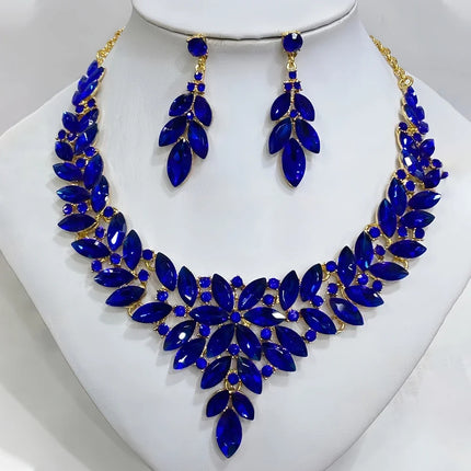 Statement Necklace Earrings Set