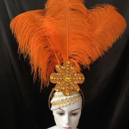 The Stardust Flora Cabaret Crown – Five-Flower Rhinestone Headdress
