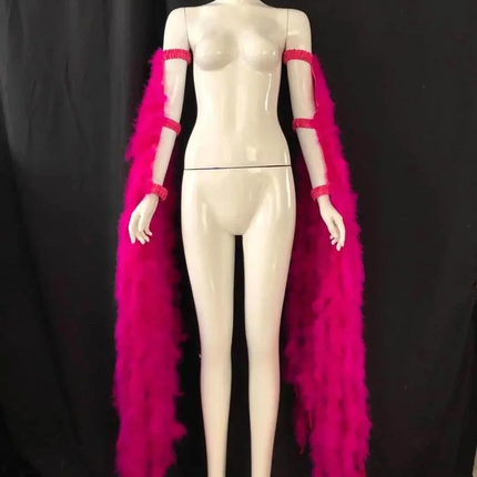 Long Feather Bustle Skirt Costume Accessory