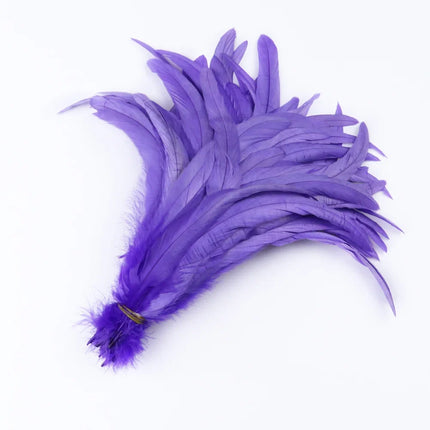100PCS Natural Rooster Tail Feathers (25-40CM)