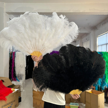 90CM Ostrich Feather Fans