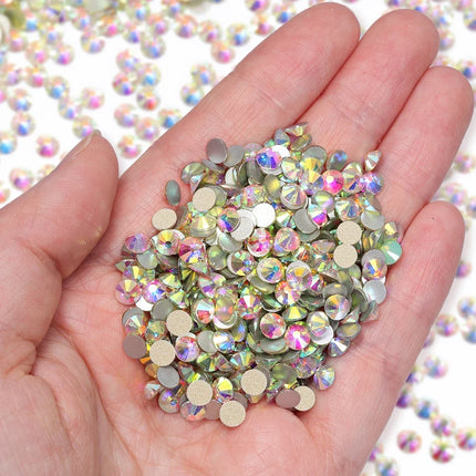 SS3-SS30 Gold Bottom Flat Back Glass High Quality Crystal Rhinestones