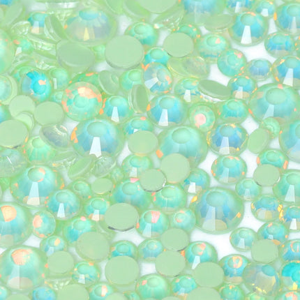 SS6-SS20 Mix Size Mocha Opal High Quality Flat-Back Glass Rhinestones