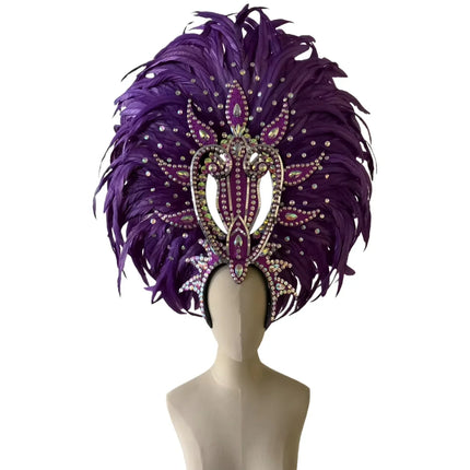 The Stardust Copacabana Feather Crown – Samba Parade Headdress