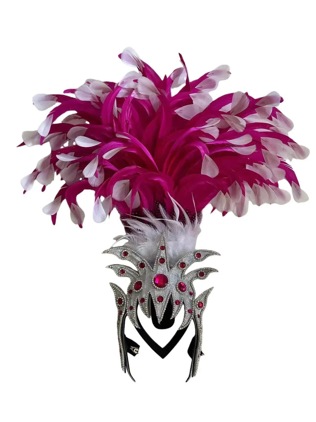 The Stardust Luminary Crown – Pink & Lavender Samba Carnival Headdress