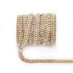 Gold-Crystal AB / 10Yards - Roll / Other
