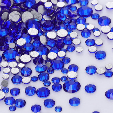 1440PCS SS3-SS20 Mix Size Non-Hotfix Glass FlatBack Rhinestones