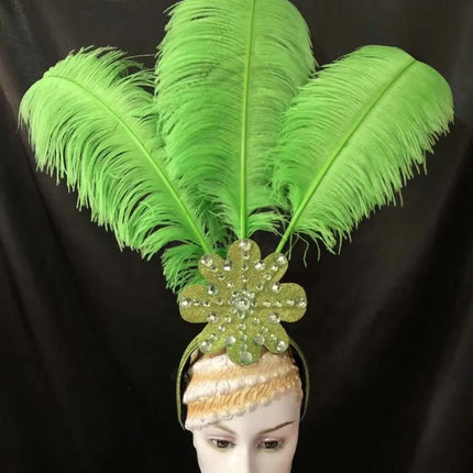 The Stardust Flora Cabaret Crown – Five-Flower Rhinestone Headdress