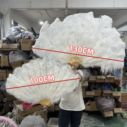 130CM Ostrich Feather Fans