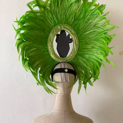 The Stardust Copacabana Feather Crown – Samba Parade Headdress