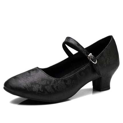 The Stardust Blossom Chinoiserie Dance Pump – Vintage Latin & Cabaret Heel
