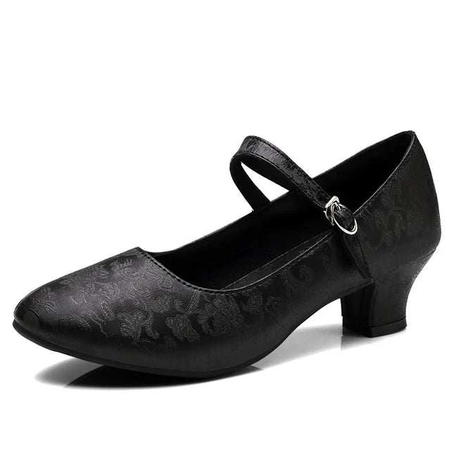 The Stardust Blossom Chinoiserie Dance Pump – Vintage Latin & Cabaret Heel