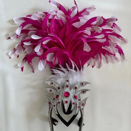 The Stardust Luminary Crown – Pink & Lavender Samba Carnival Headdress