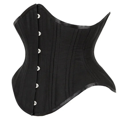 20 Steel Bone Cotton Underbust Corset Heavy Duty Waist Trainer Cincher