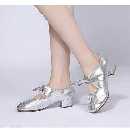 The Stardust Encore Practice Oxford – Leather Latin & Jazz Dance Shoe