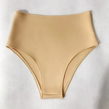 High-Waist Elastic Performance Shorts