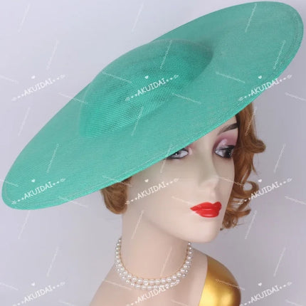 40cm Large Round Sinamay Fascinator Base DIY Millinery Derby Hat Headpiece Mold