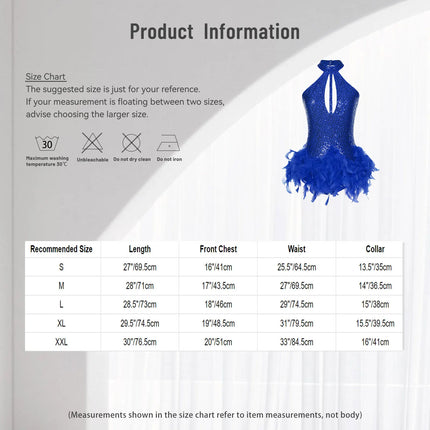 The Stardust Empress Royale – Sequined & Feathered Latin Dance Leotard Dress