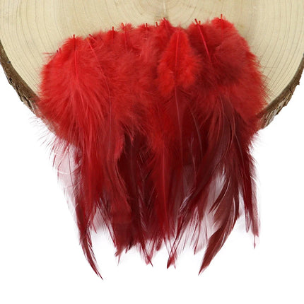 Natural Rooster Craft Feathers Bulk Pack