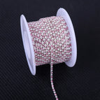 Silver Lt Pink / 2mm-10yards