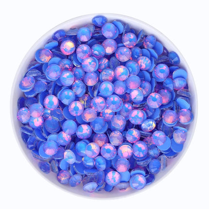 SS6-SS30 Mocha Opal Coral Reef Flatback Glass Non-Hotfix Rhinestones