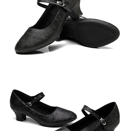 The Stardust Blossom Chinoiserie Dance Pump – Vintage Latin & Cabaret Heel