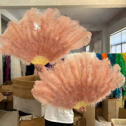 90CM Ostrich Feather Fans